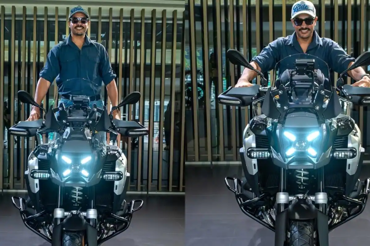 Rajvir Jawanda riding his BMW bike in his last viral video