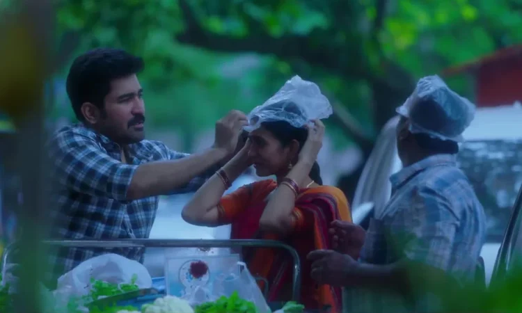 Vijay Antony in Shakthi Thirumagan political thriller poster