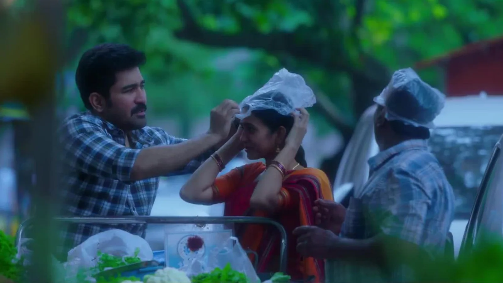 Vijay Antony in Shakthi Thirumagan political thriller poster