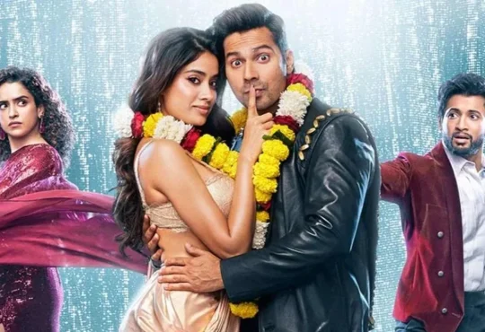 Janhvi Kapoor and Varun Dhawan in Sunny Sanskari Ki Tulsi Kumari movie scene