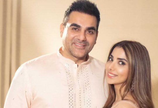Arbaaz Khan and Sshura Khan with their newborn daughter Sipaara in 2025