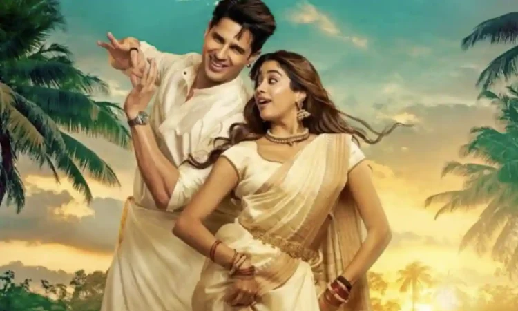 Param Sundari movie poster featuring Sidharth Malhotra and Janhvi Kapoor with OTT release details