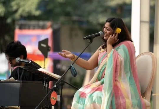 Bollywood indie music artist collaborating with international producers