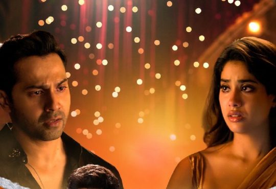 Janhvi Kapoor and Varun Dhawan walking the ramp at Bombay Times Fashion Week in Sunny Sanskari Ki Tulsi Kumari outfits