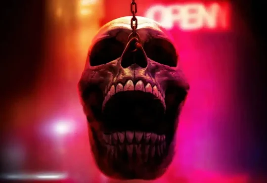 Poster of Final Destination Bloodlines showing suspenseful horror scenes and OTT release details in India