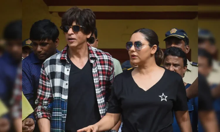 Gauri Khan smiling and showcasing her radiant skin, highlighting her viral skincare routine