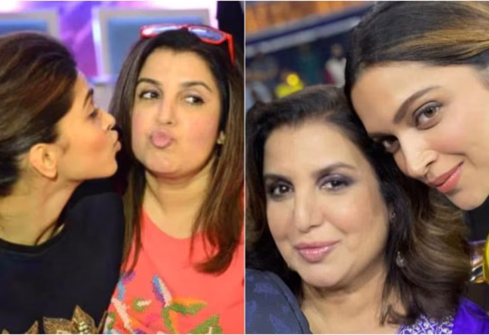 Deepika Padukone and Farah Khan together clarifying Bollywood feud rumours