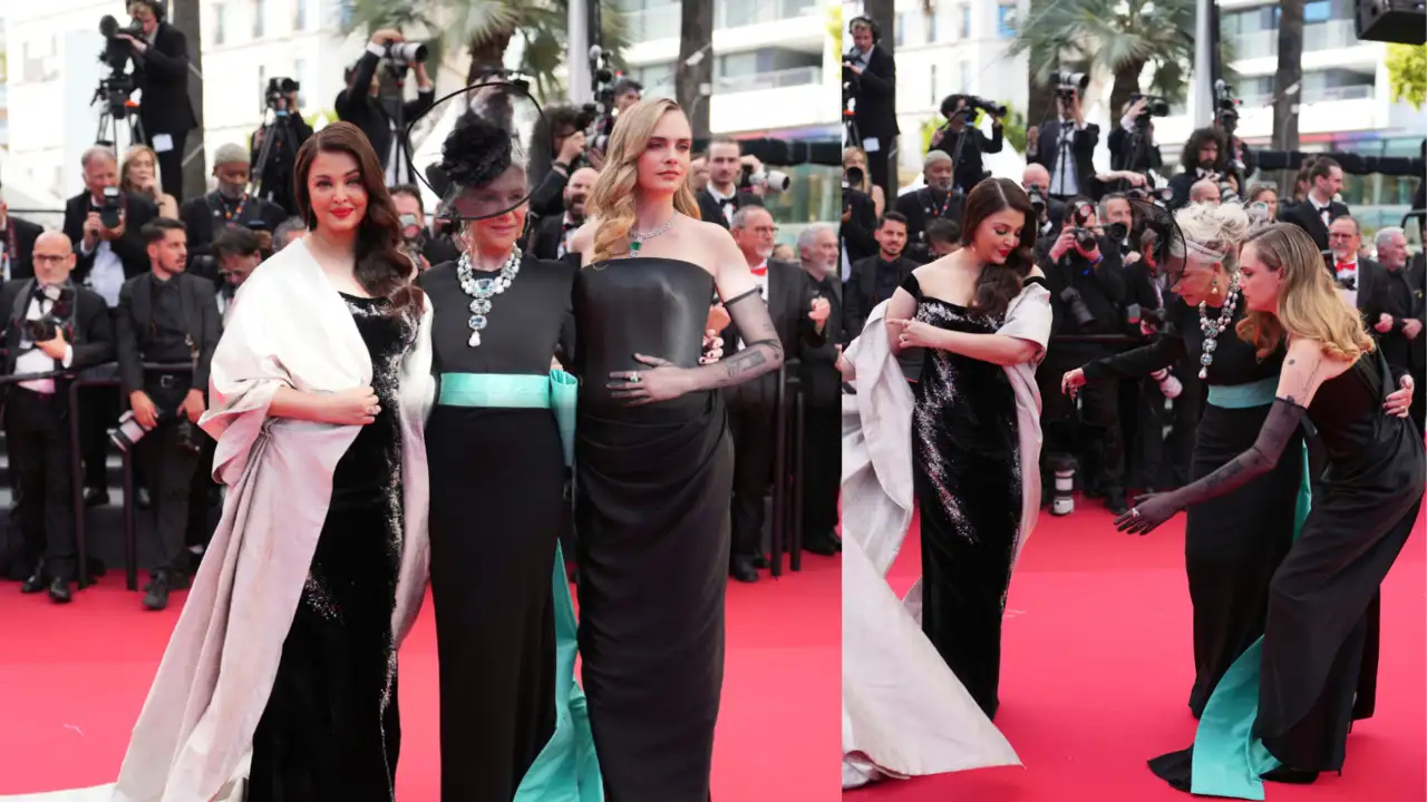 Aishwarya Rai and Cara Delevingne share a heartwarming hug at Paris Fashion Week