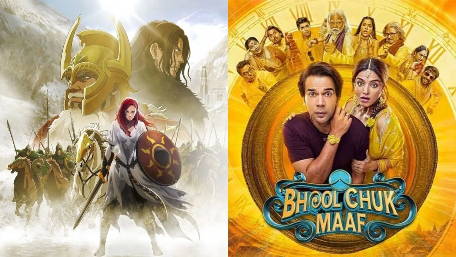 Promotional poster collage of top upcoming OTT releases this week featuring The Crown, Aarya, and The Railway Men.