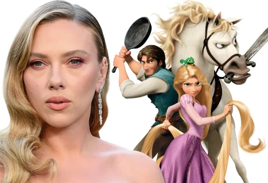 Scarlett Johansson as Mother Gothel in Disney’s Tangled live-action remake