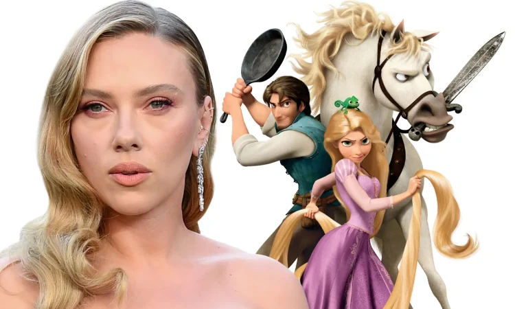 Scarlett Johansson as Mother Gothel in Disney’s Tangled live-action remake