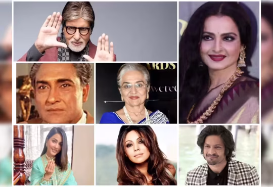 Rekha, Amitabh Bachchan, Aneet Padda, and Prabhas celebrating their October 2025 birthdays