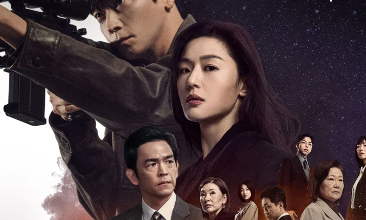 Tempest K-Drama cast in dramatic scene from episodes 8 and 9