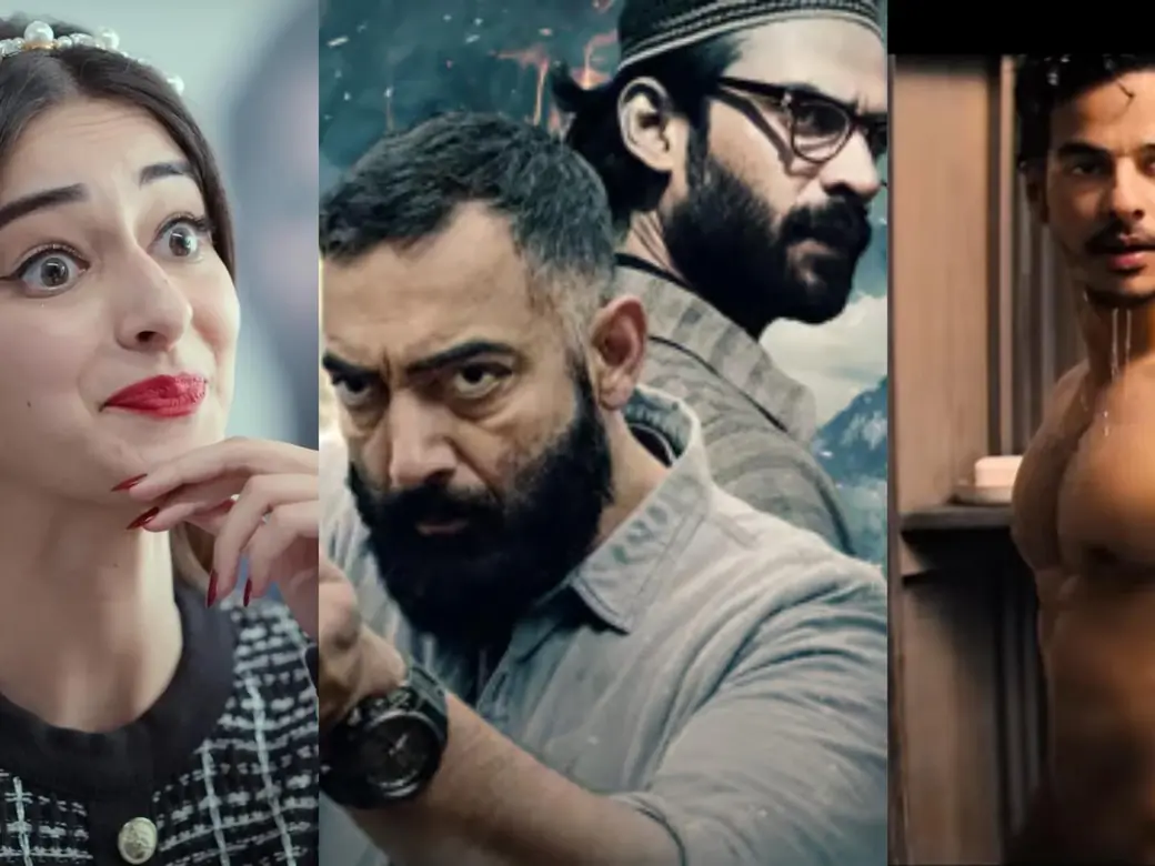 Poster collage of new OTT releases this month across Netflix, Prime Video, and Hotstar