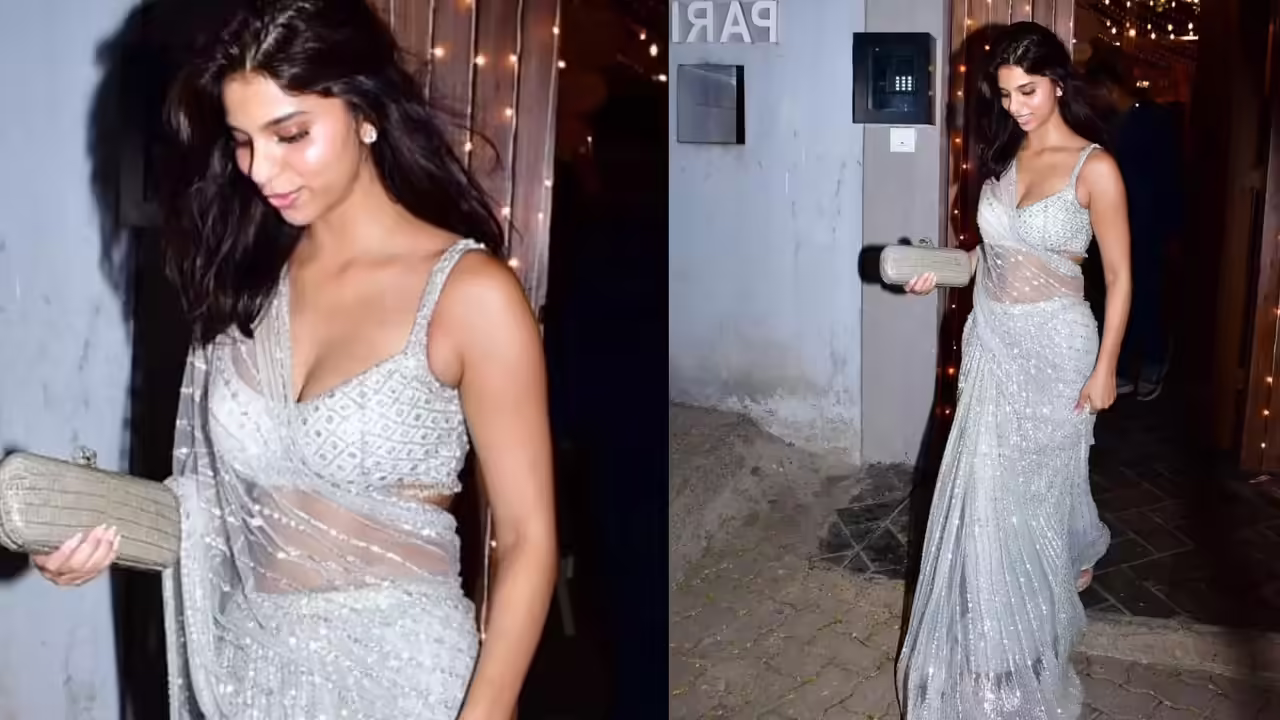 Suhana Khan in stunning outfit at Mumbai celebrity event