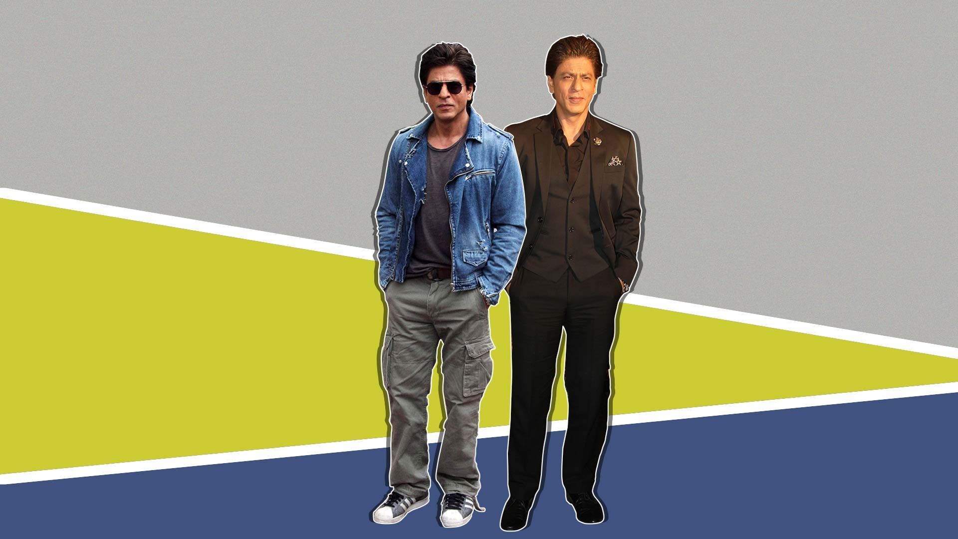 Shah Rukh Khan in a stylish black suit showcasing his timeless fashion evolution