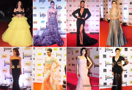 Bollywood stars on the red carpet showcasing awards, fashion, and celebrity life