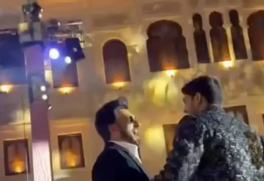 Ranveer Singh dancing with Donald Trump Jr at Udaipur sangeet