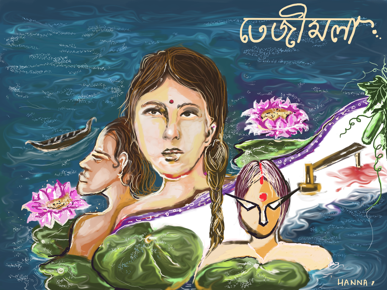 Young Assamese women performing Sattriya dance celebrating Assamese arts and culture