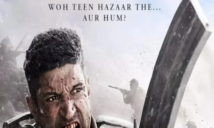 120 Bahadur box office prediction poster showing Farhan Akhtar’s war drama cast