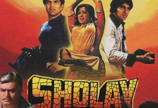 Amitabh Bachchan, Dharmendra, and Hema Malini on the set of Sholay – The Final Cut