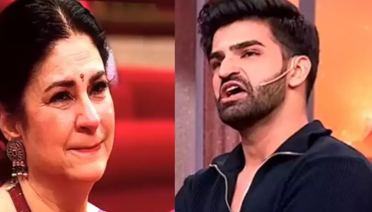 Kunickaa Sadanand smiling with son Ayaan Lall during Bigg Boss 19 Family Week