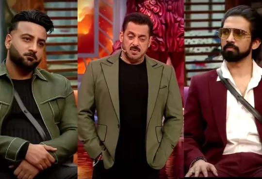 Salman Khan confronting Amaal Malik during Bigg Boss 19 Weekend Ka Vaar