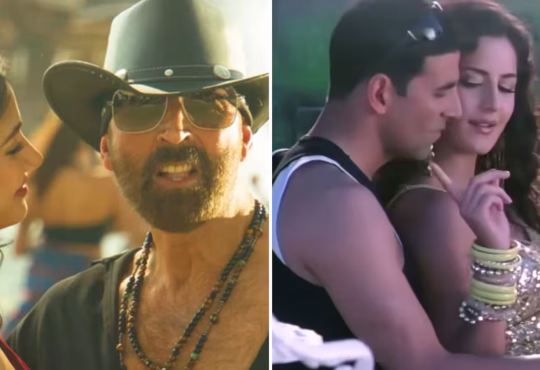 Akshay Kumar and Disha Patani performing Uncha Lamba Kad tribute to Katrina Kaif