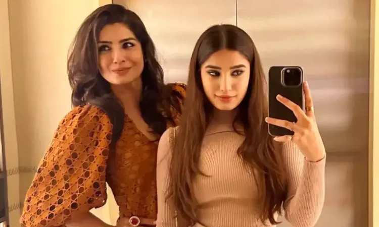 Rasha Thadani with Jaya Krishna on her Telugu film debut