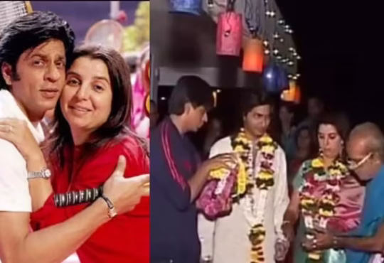 Shah Rukh Khan performing kanyadaan for Farah Khan at her wedding