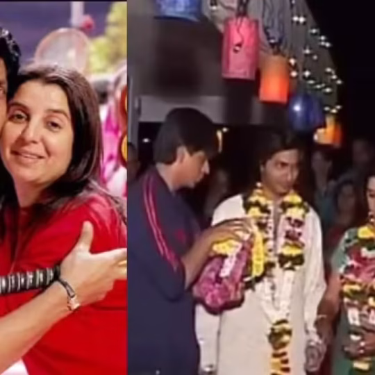 Shah Rukh Khan performing kanyadaan for Farah Khan at her wedding