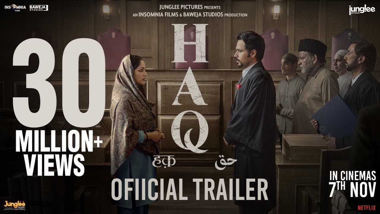 Haq box office collection day 1: Yami Gautam and Emraan Hashmi on screen