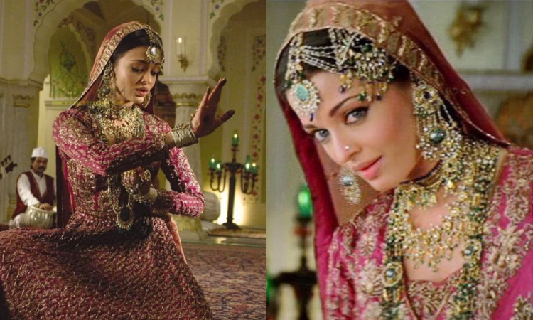 Rekha and Aishwarya Rai as Umrao Jaan in Bollywood films