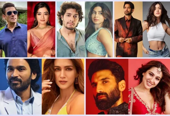 Bollywood News 2025 Highlights with Bollywood celebrities and movie posters